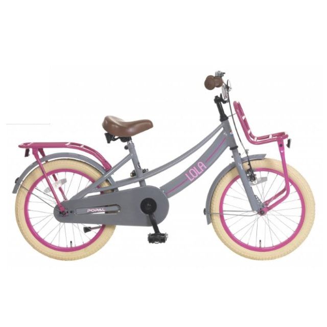 Popal Lola 20 inch Grijs Roze